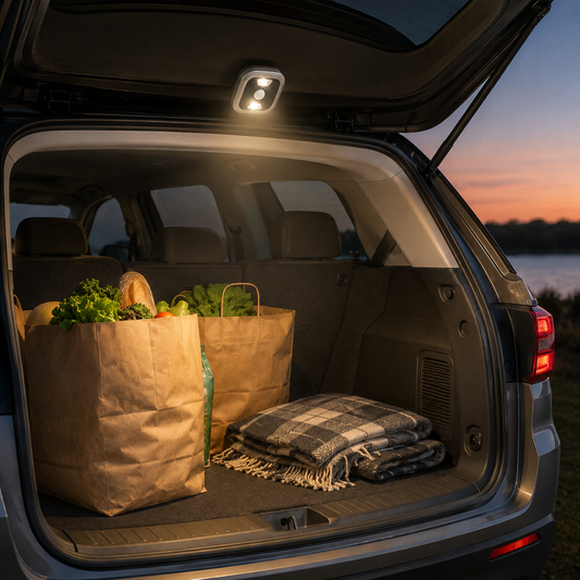 DualBeam Magnetic Motion Sensor Trunk Light – Automatic LED Cargo Lamp