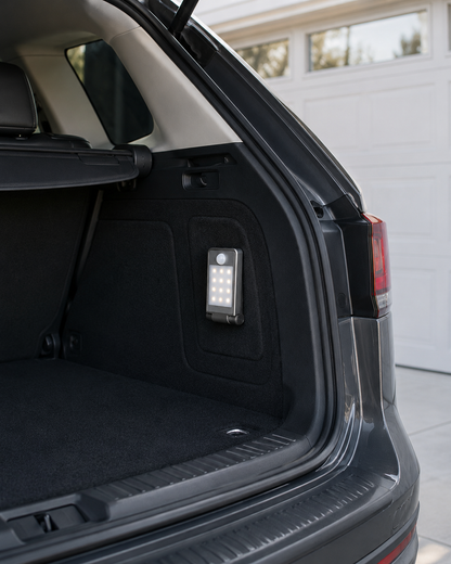 FlexiBeam 12-LED Magnetic Motion Sensor Trunk Light – Foldable Adjustable Cargo Lamp