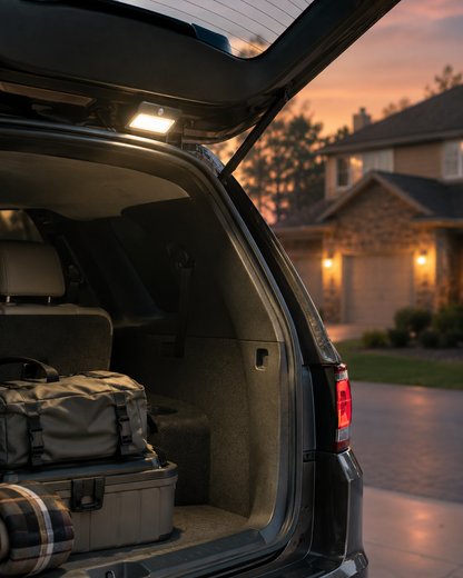 WedgeGlow Magnetic Motion Sensor Trunk Light – Wide-Angle LED Cargo Lamp