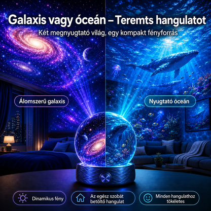 BVJ® 2026 PRO MAX 5D intelligens világprojektor 🎃 Több mint 100 magával ragadó világ létrehozása Bluetooth vezérléssel és hangeffektekkel