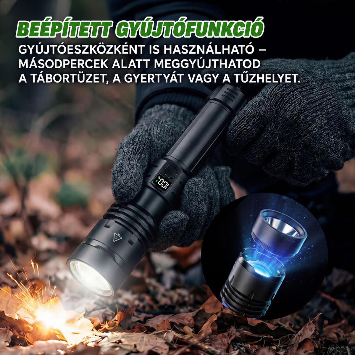 Akár 70% kedvezmény a Billhol® prémium túlélő zseblámpára!🎃